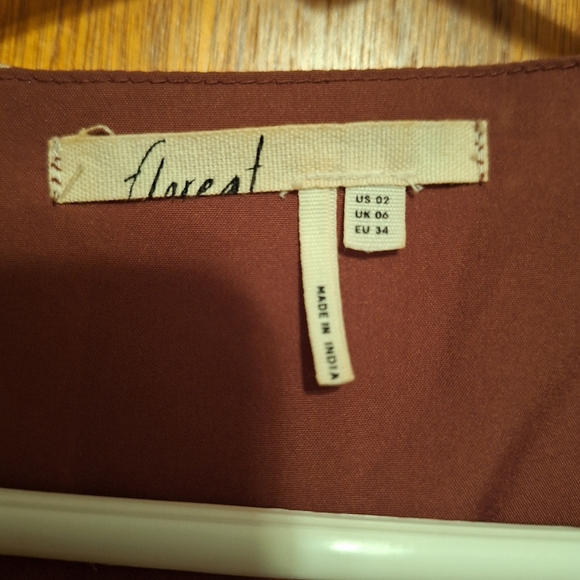 Anthropologie Floreat Kalala Peasant Maxi Dress Ladies 2 Embroidered Peasant - Picture 2 of 7